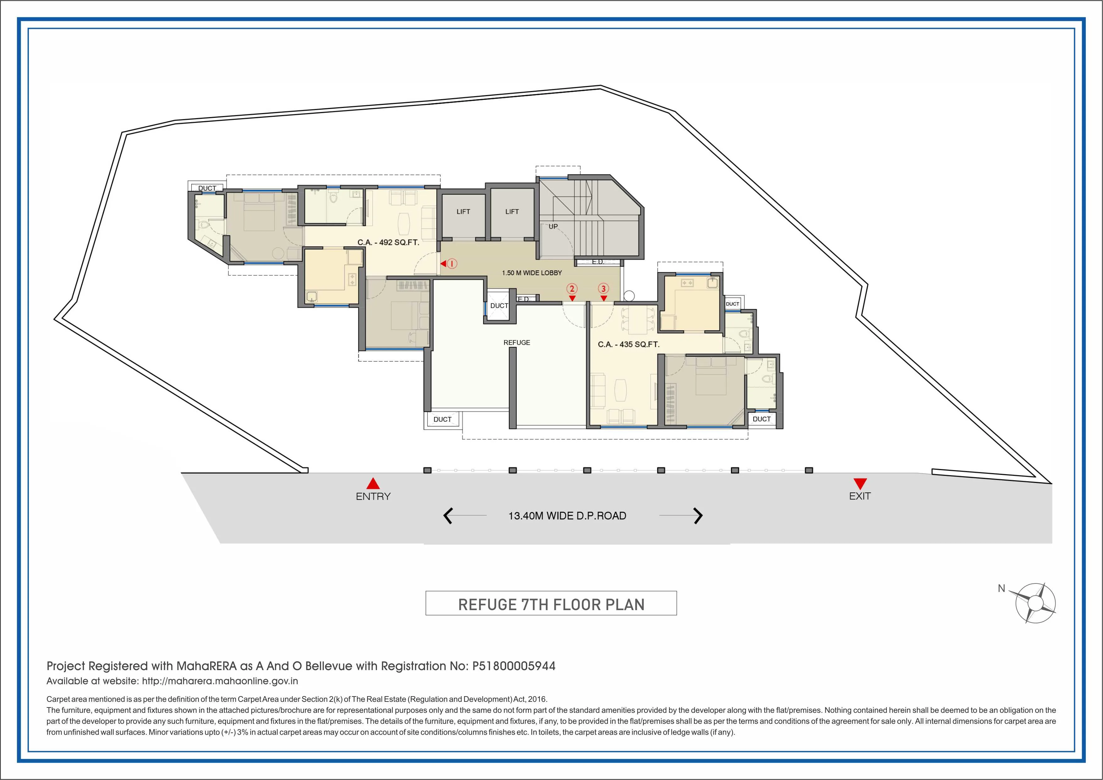 Bellevue 7th Refuge Floor plan