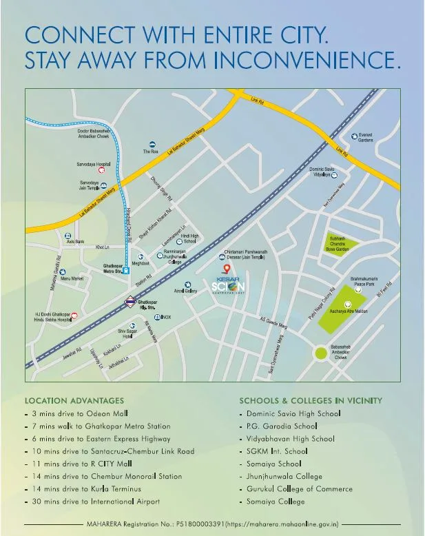 Kesar Scion Location Connectivity