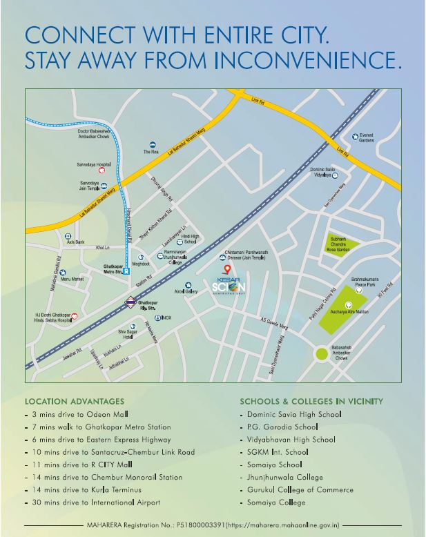 Kesar Scion Location Connectivity