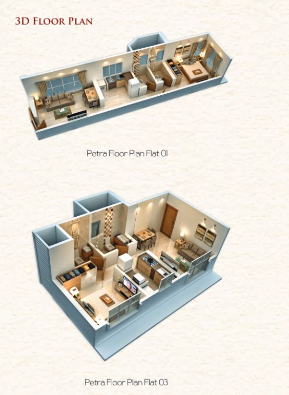 Marvel Gold Petra 3D Plan
