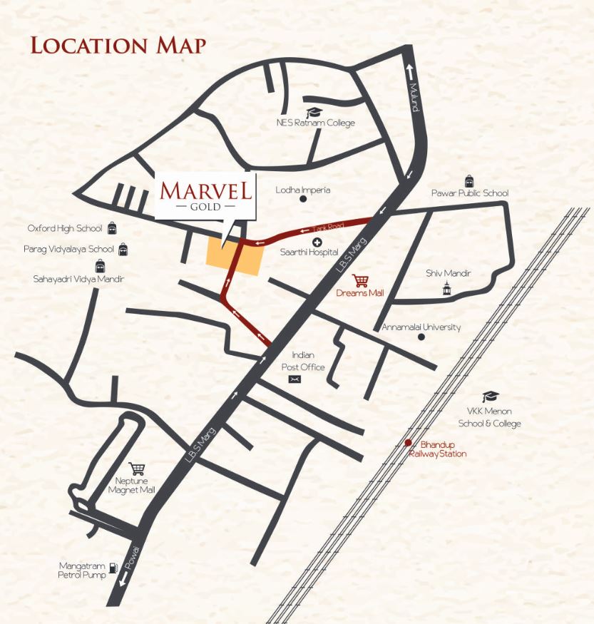 Marvel Gold Petra Location Map