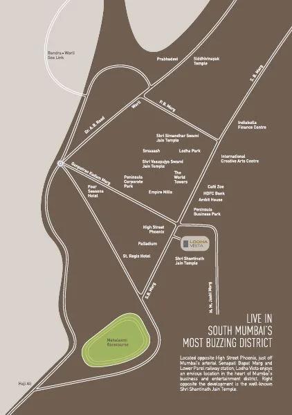 Lodha Vista Location