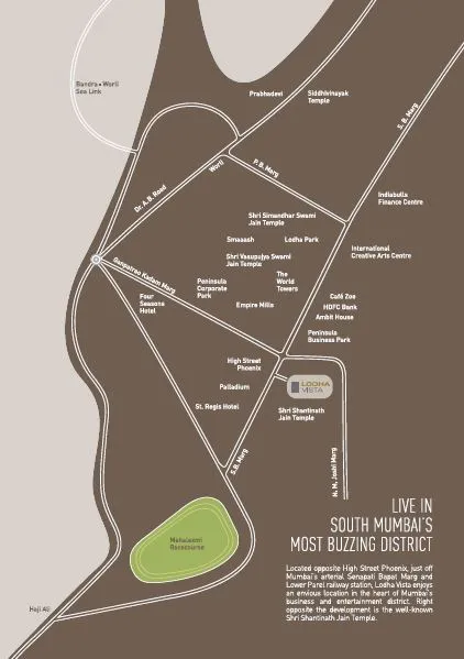 2 BHK Flats for Sale in Lodha Vista, Lower Parel