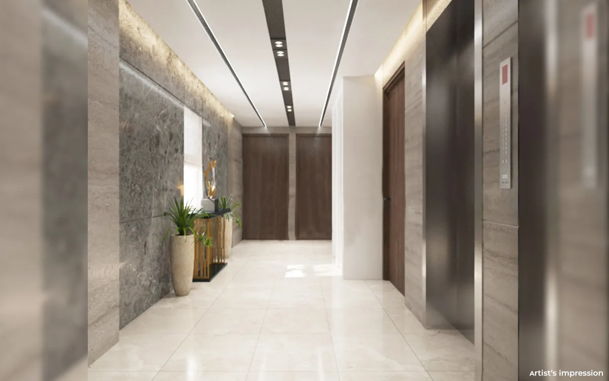 Crescent Horizon Lift Lobby
