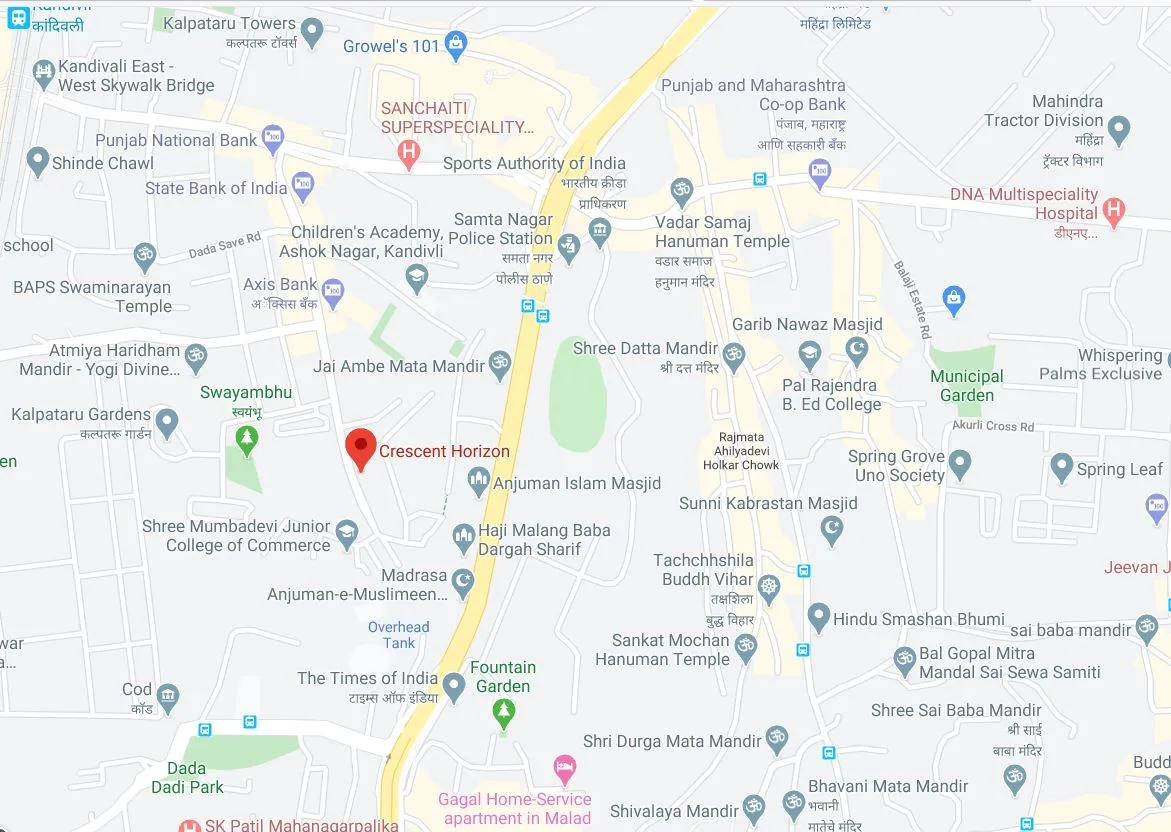 Crescent Horizon Location Map