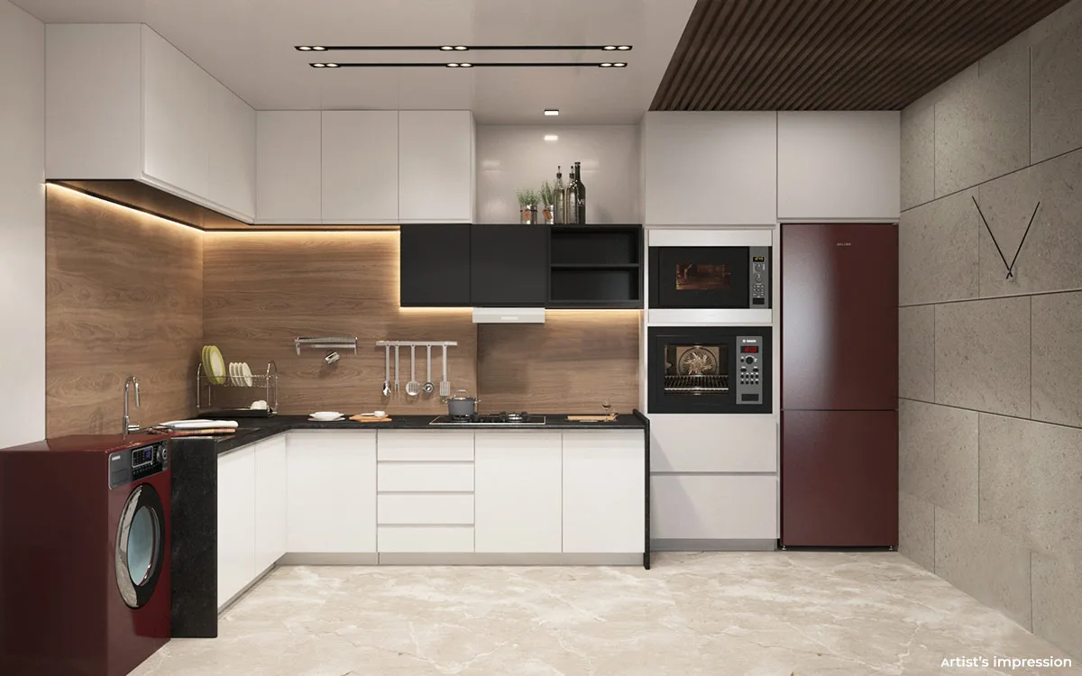 Crescent Horizon Semi Modular Kitchen