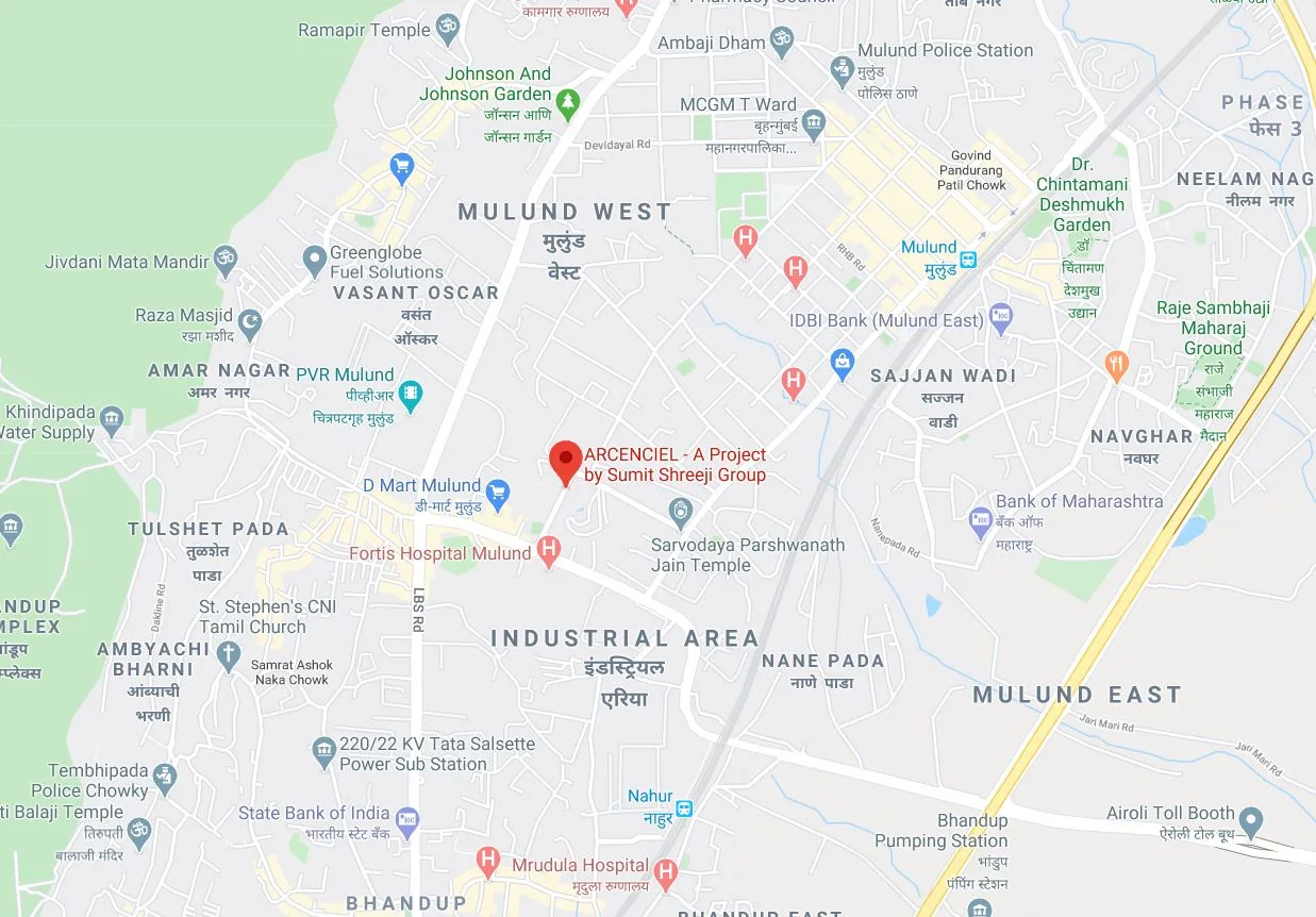 Arcenciel Location Map