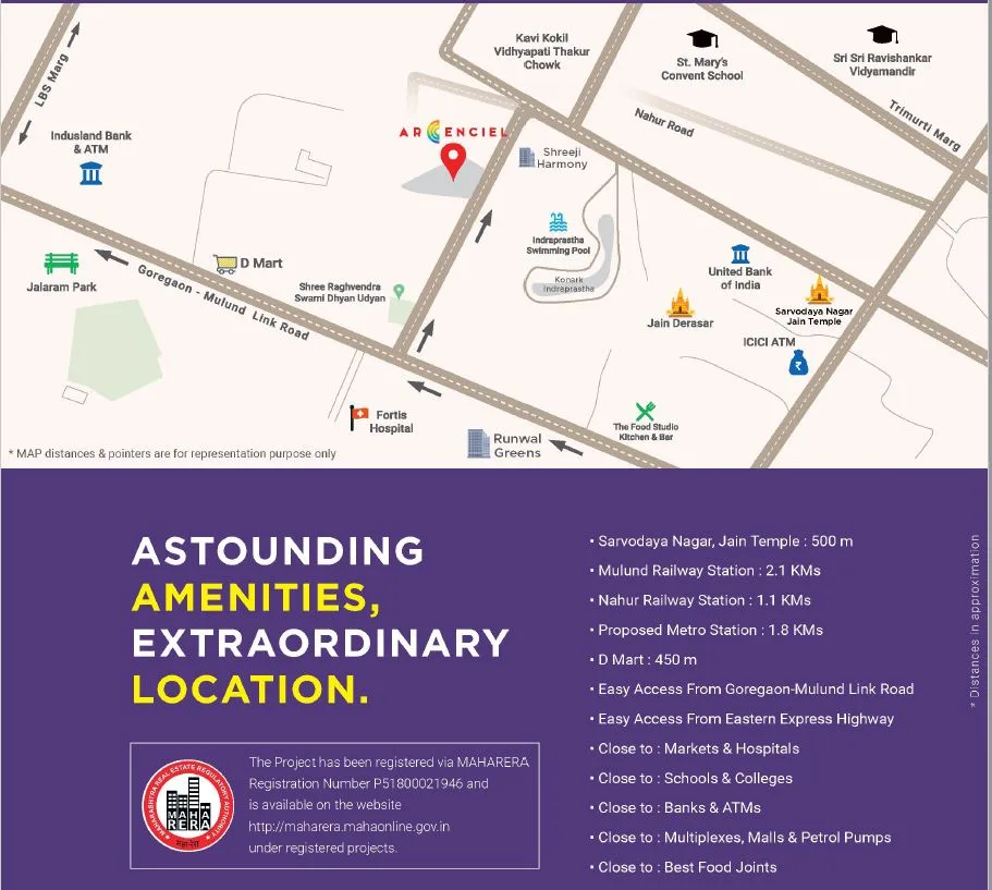 Arcenciel Location