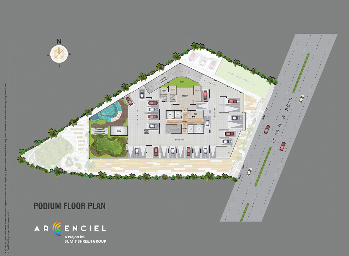 Arcenciel Podium Layout