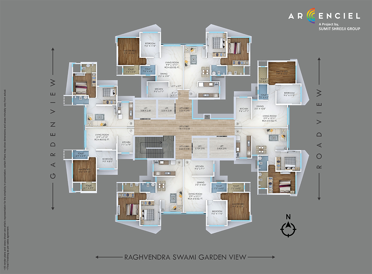Arcenciel Typical Floor Plan