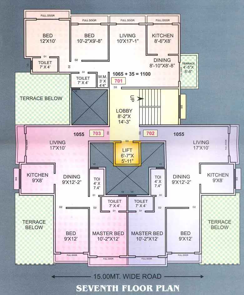 Seventh Floor Plan