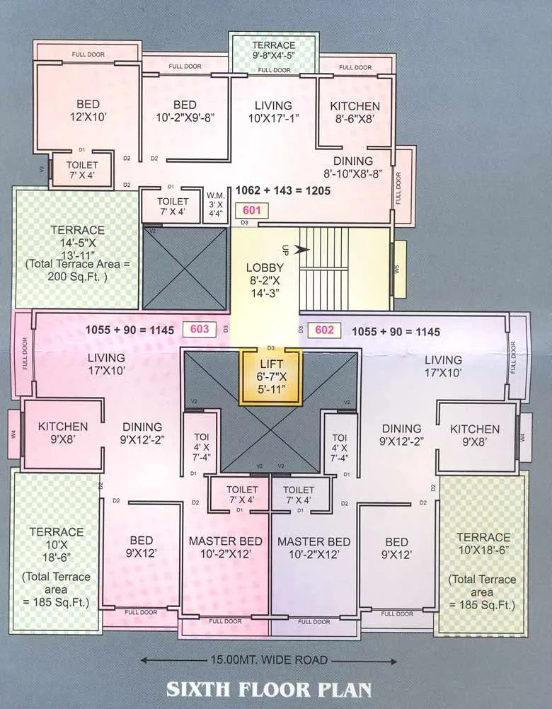 Sixth Floor Plan