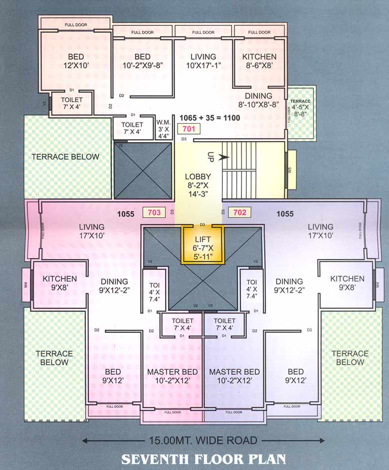 Seventh Floor Plan