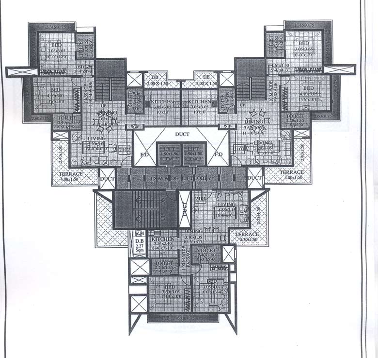 21st Floor Plan