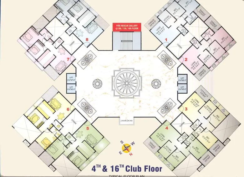 4th and 16th Club Hosuse plan