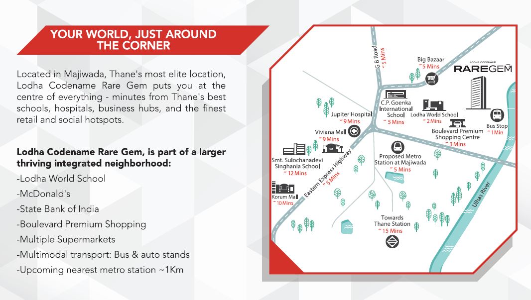 Lodha Codename RAREGEM Location Connetcivity