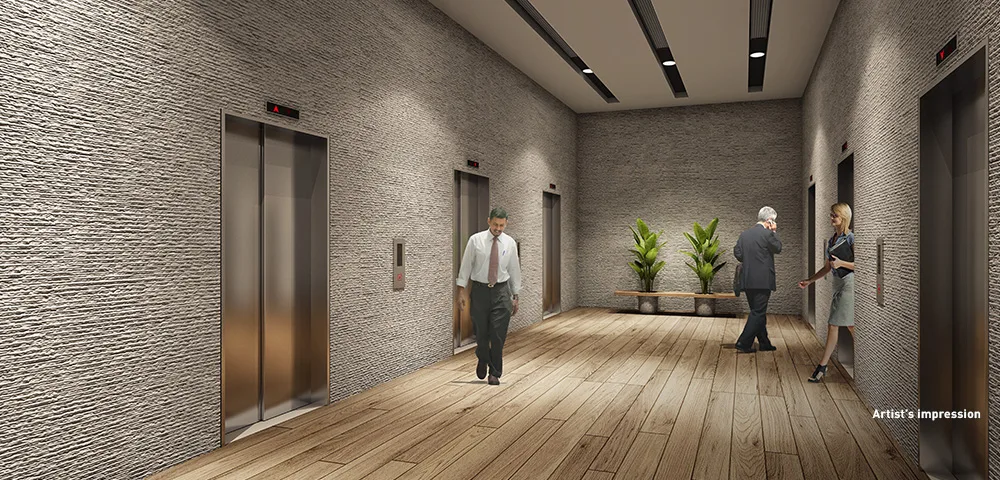 Lodha Supremus Lift Lobby