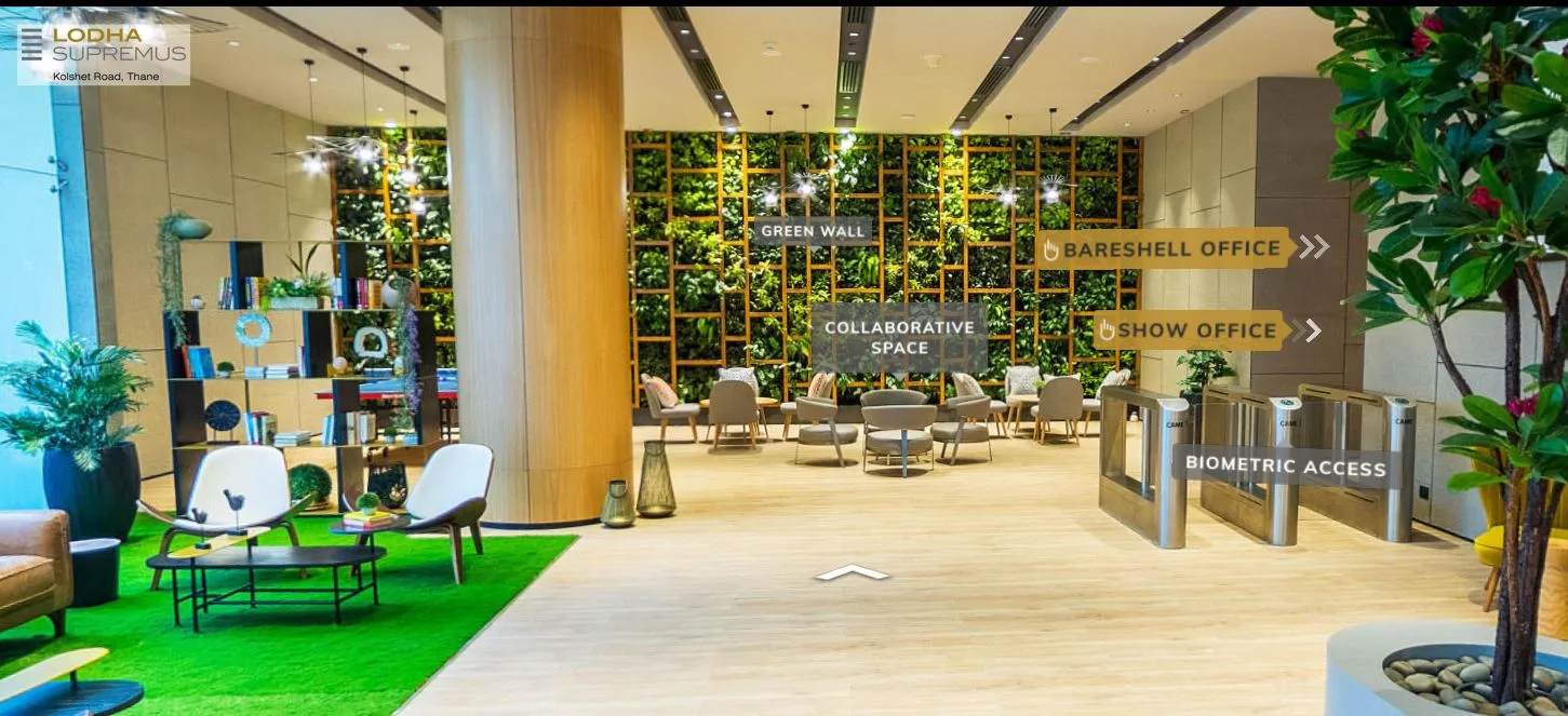 Lodha Supremus Office Lobby