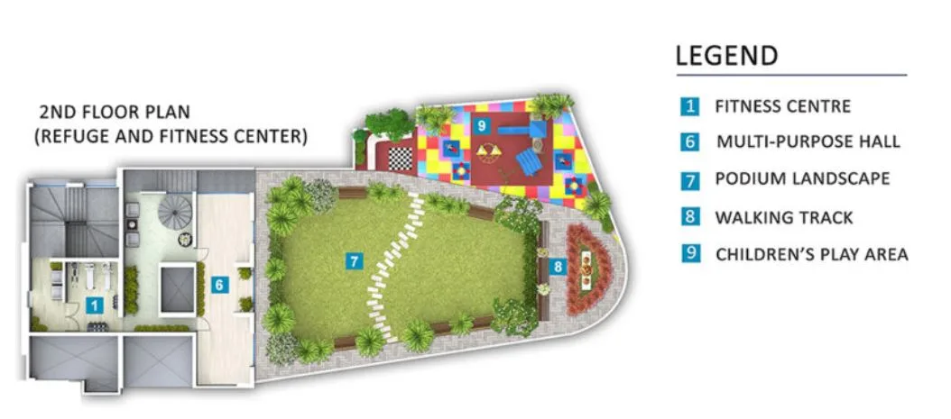 Mittal Sky31 2nd Floor Plan