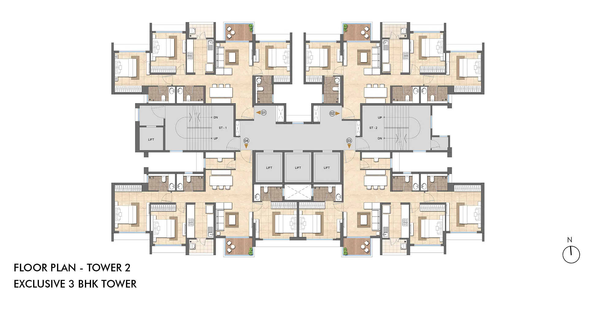 Floor Plan - B Wing
