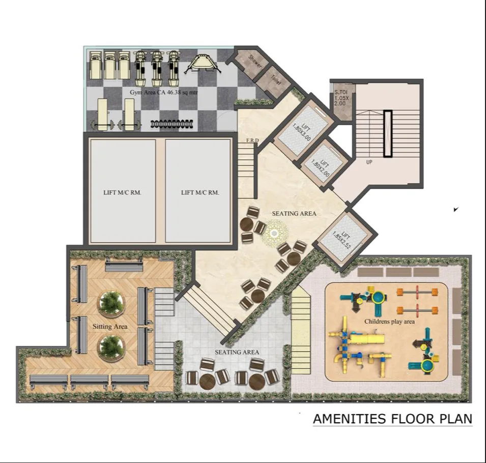 Amenities Floor Plan