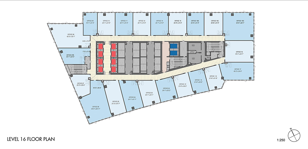 Level 16th Floor Plan