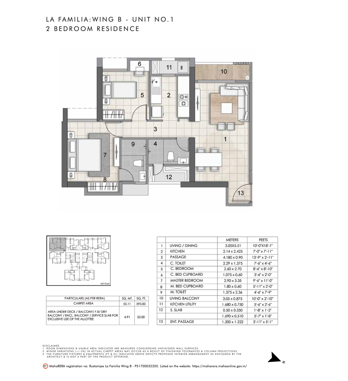 2 BHK Configurations