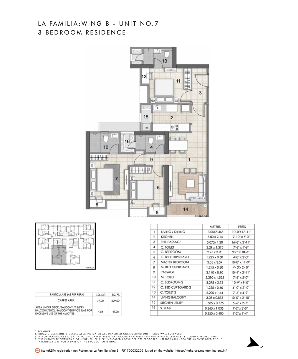 3 BHK Configurations