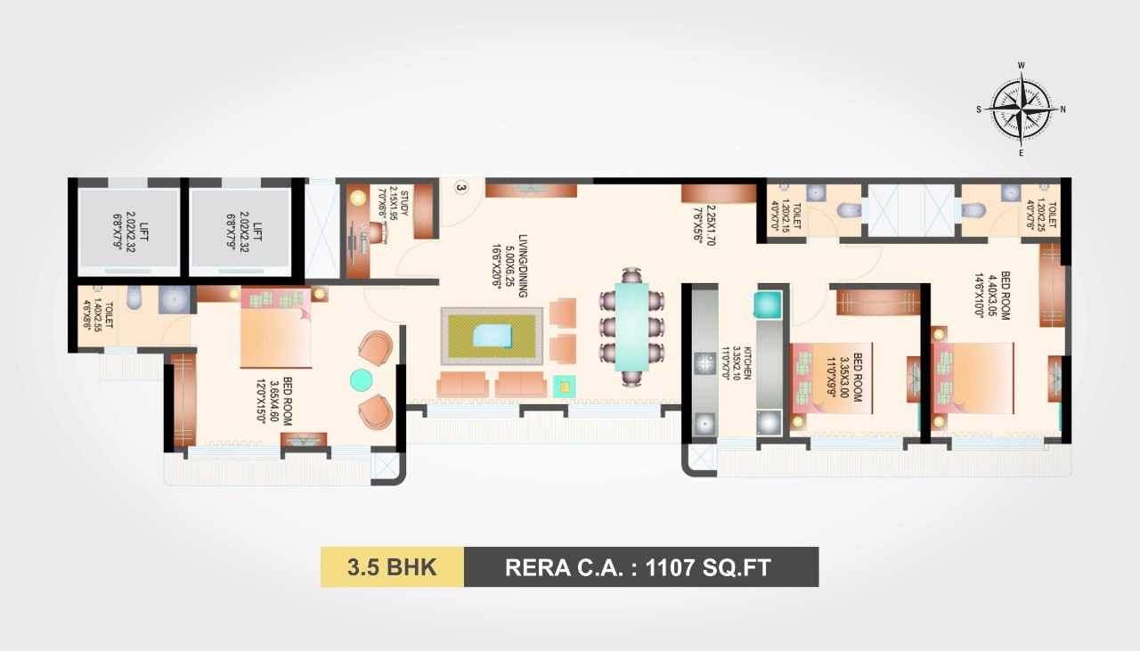 3.5 BHK Configurations