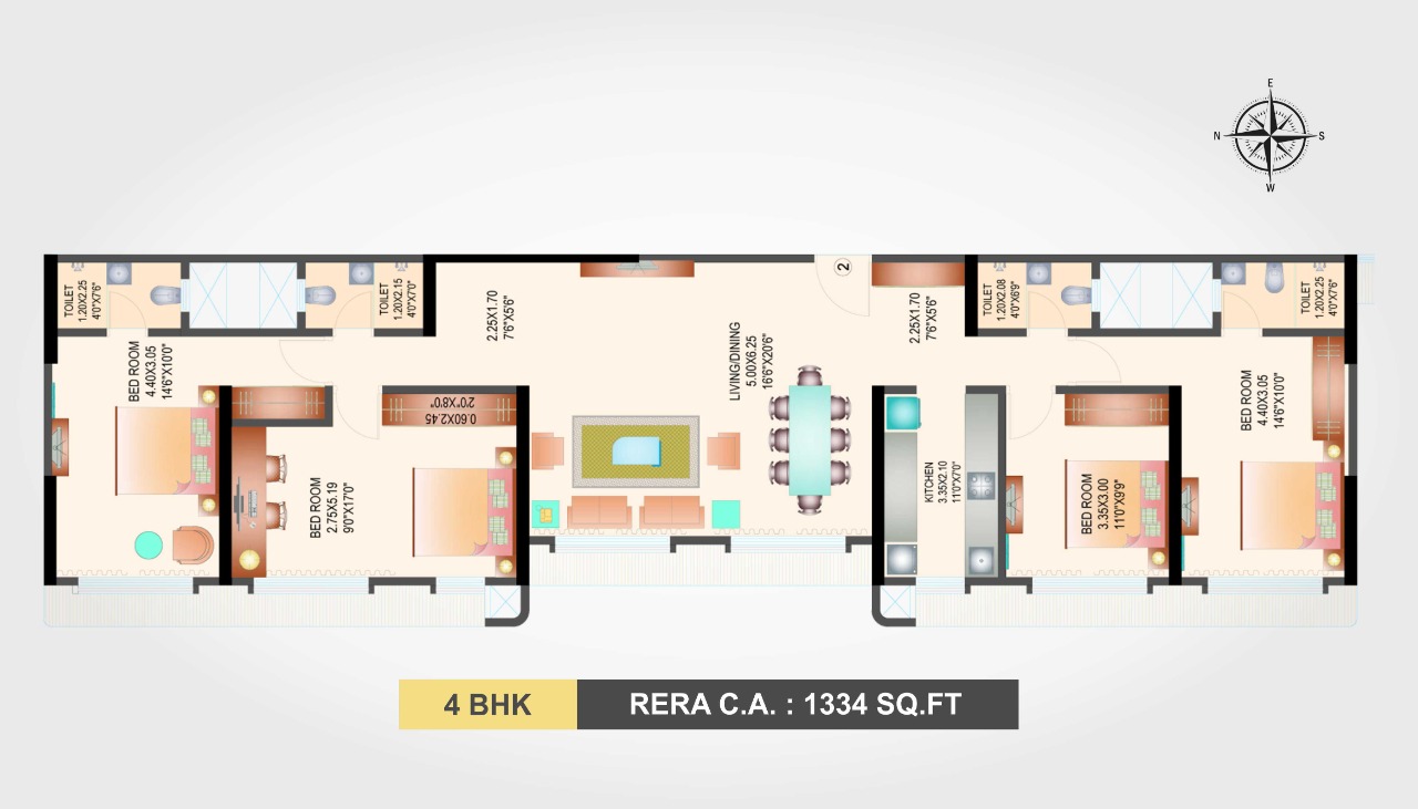 4 BHK Configurations