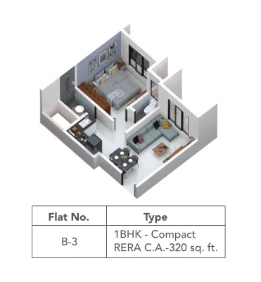 1 BHK Compact