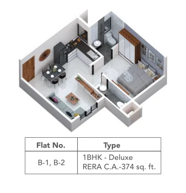 1 BHK Deluxe