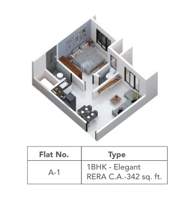 1 BHK Elegant