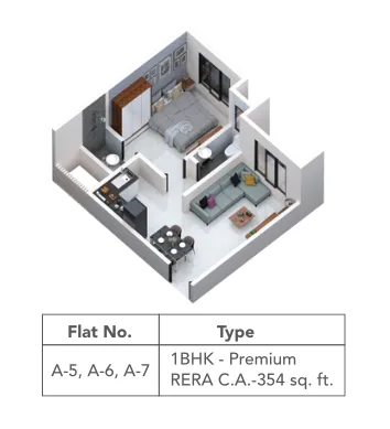 1 BHK Premium