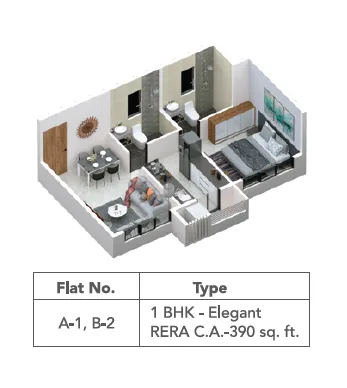 1 BHK Elegant — photo 7