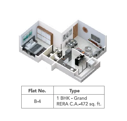 1 BHK Grand — photo 2