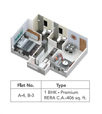 1 BHK Premium — photo 4