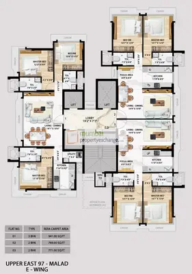 2 BHK Upper East 97, Malad East — for Rent — photo 2 thumbnail