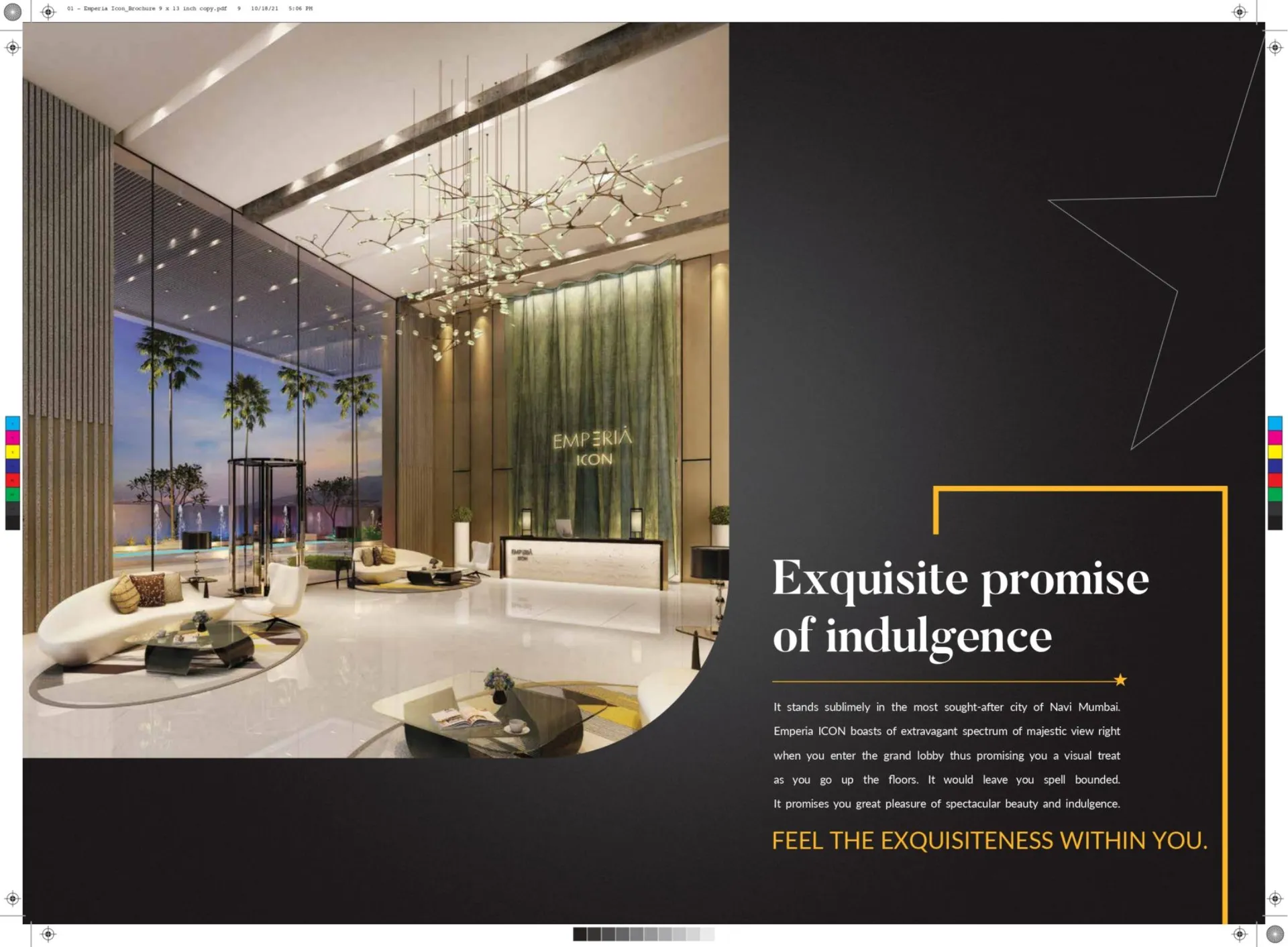 Double-height entrance lobby
