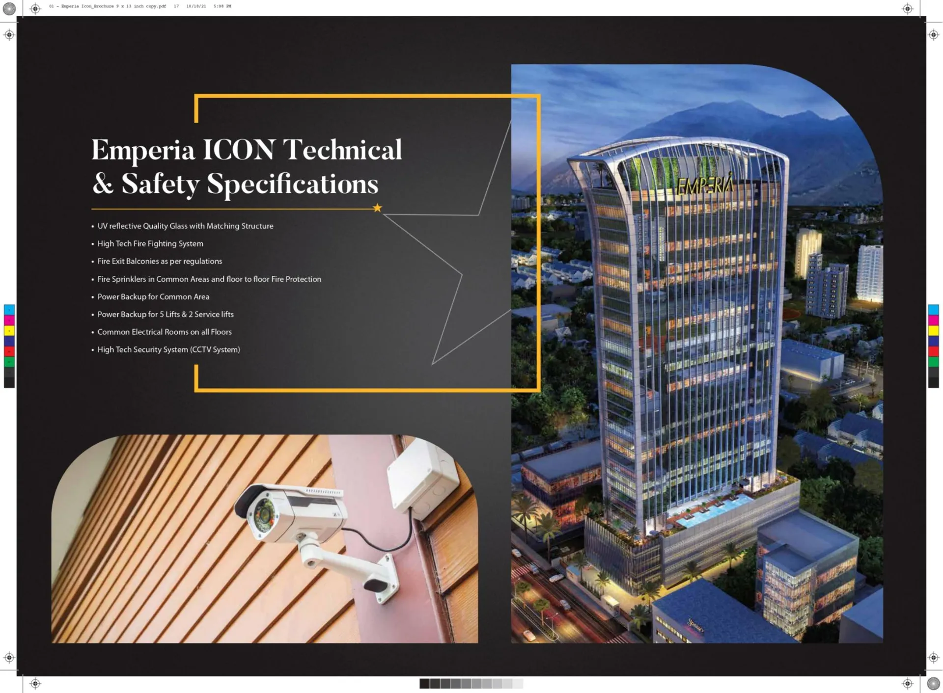 UV-reflective glass facade