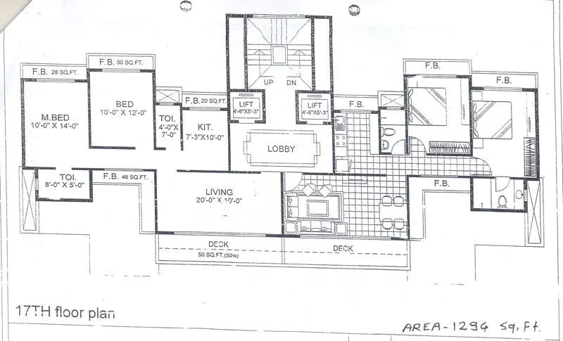 17th Floor Plan