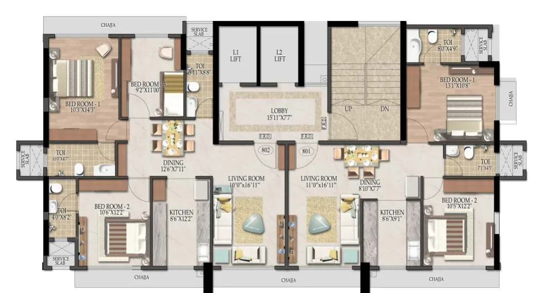 M19-Matunga Central, Matunga — floor plan 1