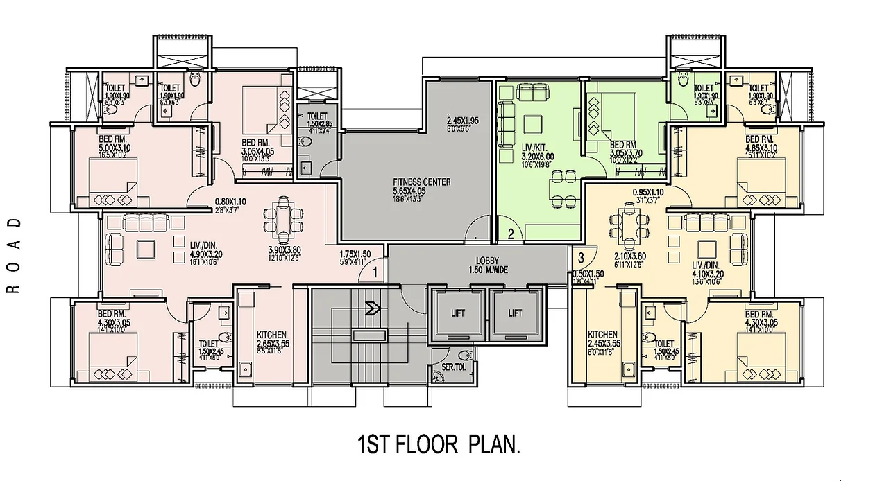 2-3 floor plan