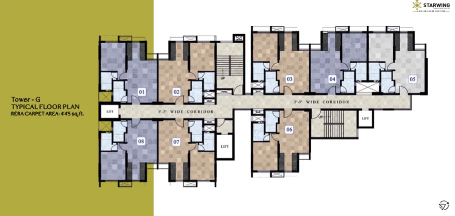 Kaatyayni Imperial, Andheri East โ floor plan 1