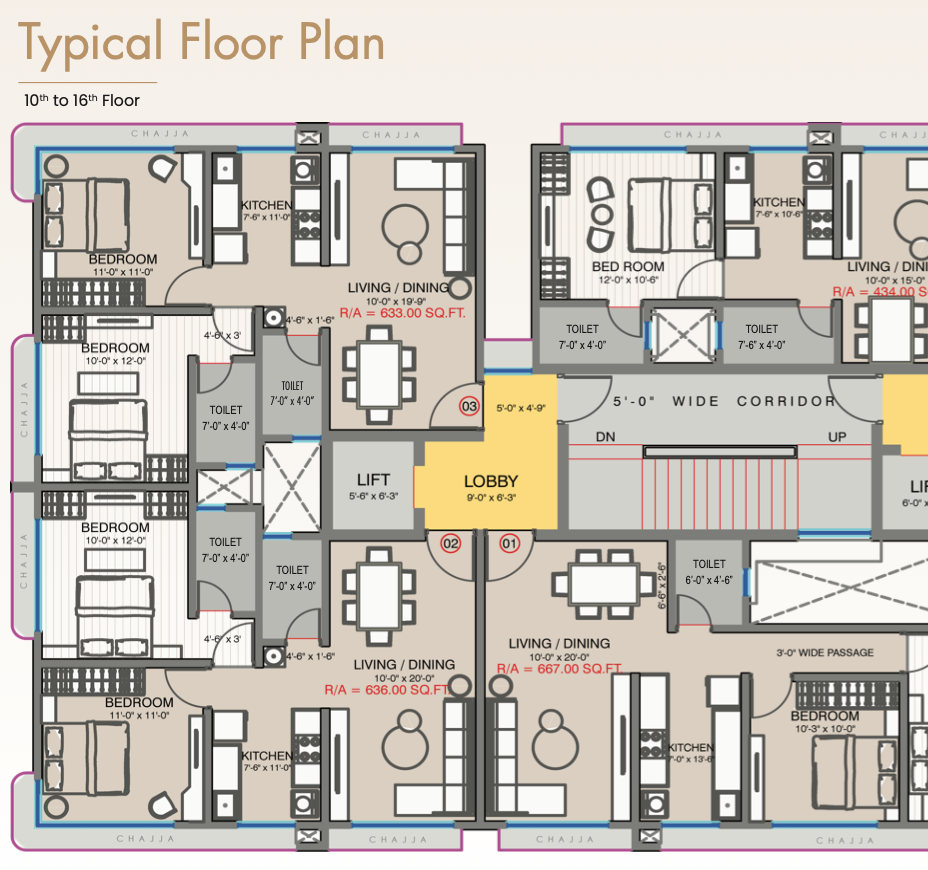 Typical Floor Plan 1