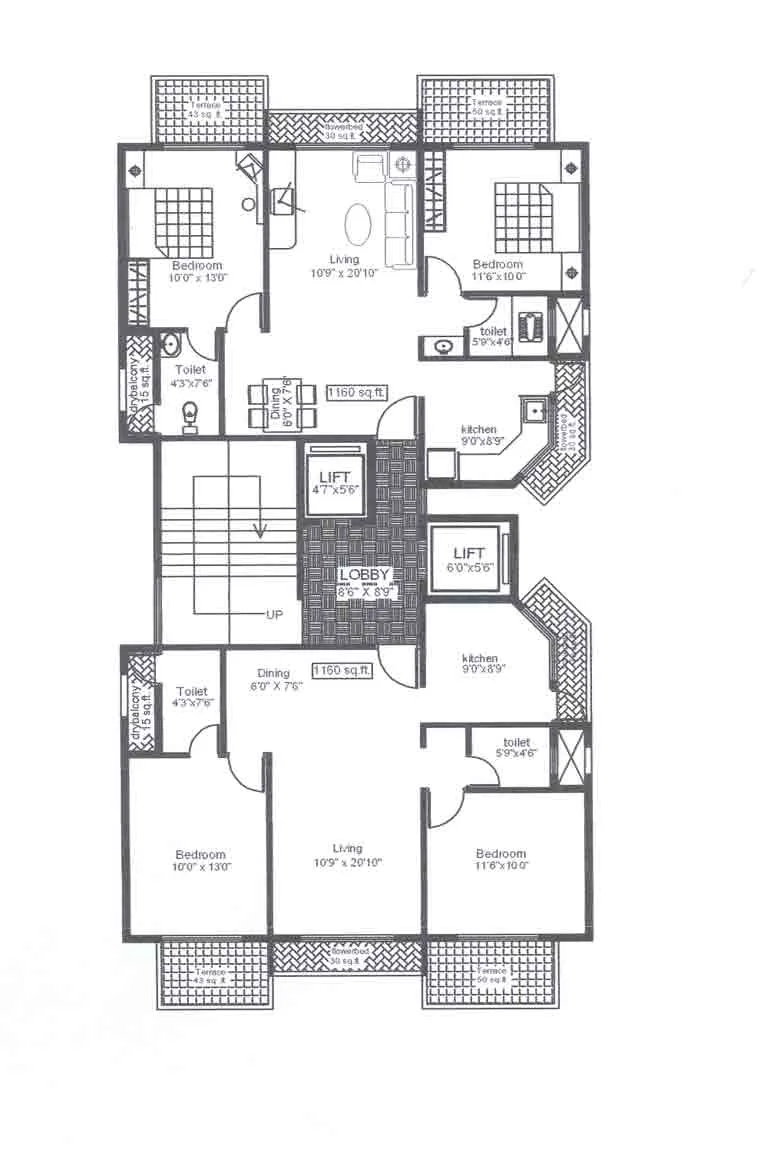 Even Floor Plan