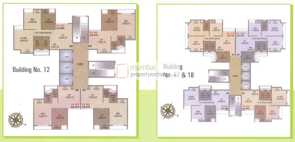Haware Citi, Thane West — floor plan 1