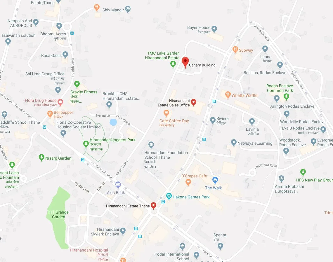 Canary Building Location Map