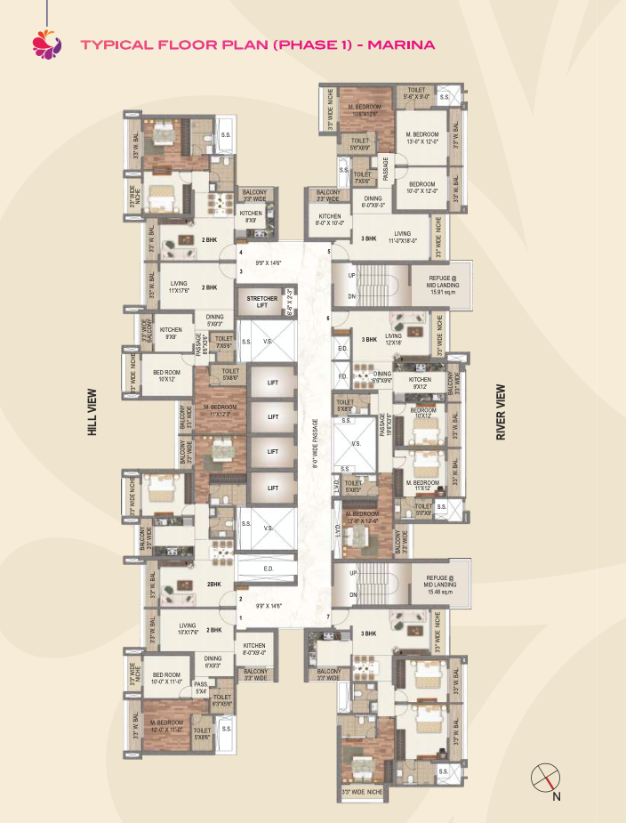 Sai World City - Miami, New Panvel — floor plan