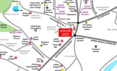 2 BHK Ashar Axis, Thane West — for Sale — photo 3 thumbnail